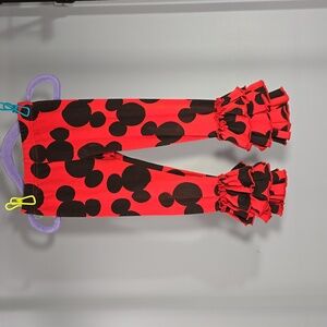 Boutique Brand Disney ruffle leggings. SIZE 2T